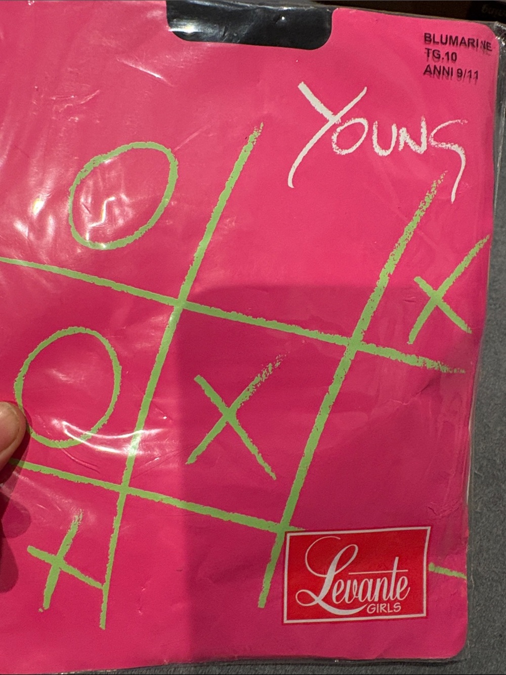Hot Pink Tic-Tac-Toe Gift Wrap